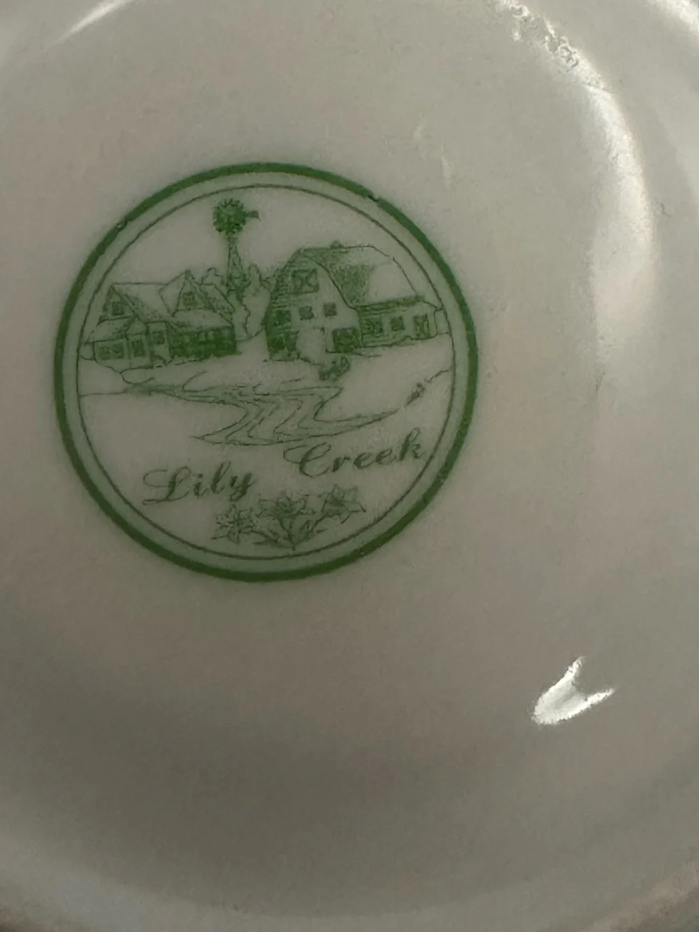Vintage Lily Creek Demitasse Cup Saucer Floral Roses 24K Gold